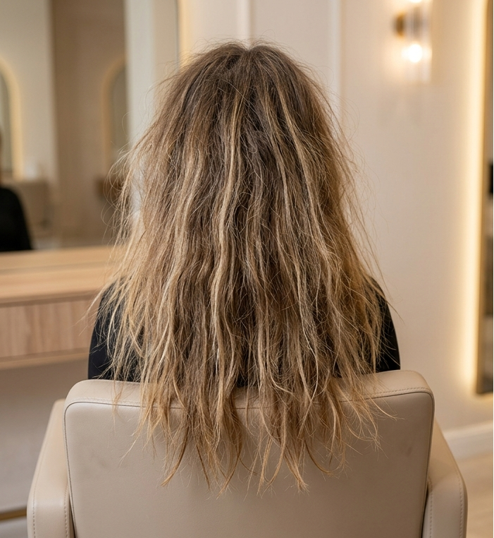 before-keratin-angela-studio-coquitlam